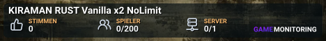 KIRAMAN RUST Vanilla x2 NoLimit