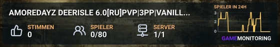 AMOREDAYZ DEERISLE 6.0[RU]PVP|3PP|VANILLA++