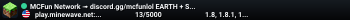 MCFun Network ➟ discord.gg/mcfunlol EARTH + SKYBLOCK + KITPVP + TOWNY