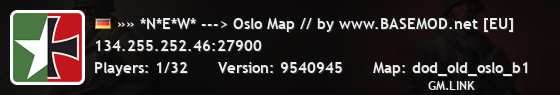 »» *N*E*W* ---> Oslo Map // by www.BASEMOD.net [EU]