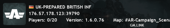 UK-PREPARED BRITISH INF