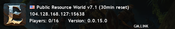 Public Resource World v7.1 (30min reset)