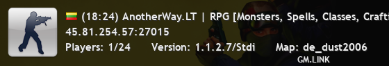 (18:09) AnotherWay.LT | RPG [Monsters, Spells, Classes, Craftin