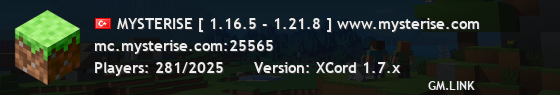 MYSTERISE [ 1.16.5 - 1.21.8 ] www.mysterise.com
