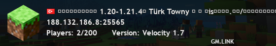 ʙᴏᴠᴇᴍʙʟᴀᴄᴋ 1.20-1.21.4⚔ Türk Towny ⬩ ⬩ ᴅisᴄᴏʀᴅ.ɢɢ/ʙᴏᴠᴇᴍʙʟᴀᴄᴋ ᴘʀᴏғᴇsʏᴏɴᴇʟᴅᴇɴɢᴇʟi ⬩ |