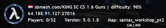 sbmesh.com/KING SC CS 1.6 Guns | difficulty: 90%