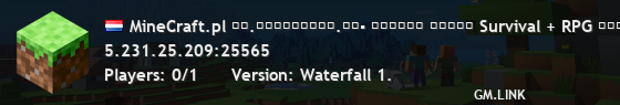 MineCraft.pl ᴅᴄ.ᴍɪɴᴇᴄʀᴀꜰᴛ.ᴘʟ▪ ɴᴏᴡᴇɢᴏ ᴛʀʏʙᴜ Survival + RPG ꜱᴛᴀʀᴛ ᴇᴅʏᴄᴊɪ