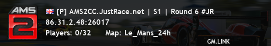 [P] AMS2CC.JustRace.net | S1 | Round 6 #JR
