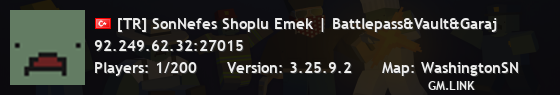 [TR] SonNefes Shoplu Emek | Battlepass&Vault&Garaj