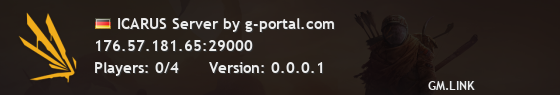 ICARUS Server by g-portal.com