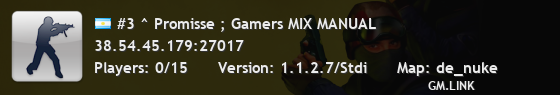 #3 ^ Promisse ; Gamers MIX MANUAL