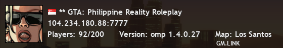 ** GTA: Philippine Reality Roleplay