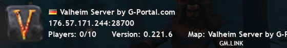 Valheim Server by G-Portal.com
