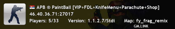 APB ® PaintBall [VIP+FDL+KnifeMenu+Parachute+Shop]