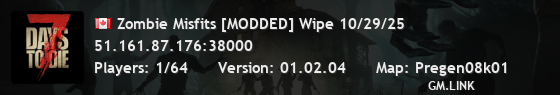 Zombie Misfits [MODDED] Wipe 10/29/25