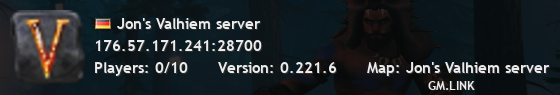 Jon's Valhiem server