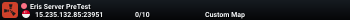 Eris Server PreTest