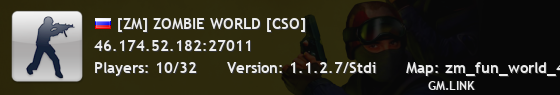 [ZM] ZOMBIE WORLD [CSO]
