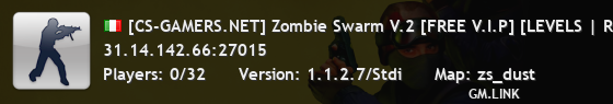 [CS-GAMERS.NET] Zombie Swarm V.2 [FREE V.I.P] [LEVELS | RESPAWN]