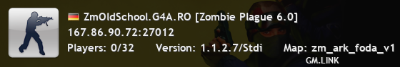 ZmOldSchool.G4A.RO [Zombie Plague 6.0]