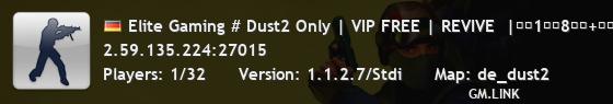 Elite Gaming # Dust2 Only | VIP FREE | REVIVE  |͇̿1͇̿8͇̿+͇̿|