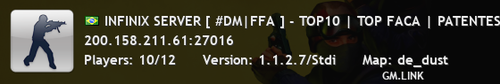 INFINIX SERVER [ #DM|FFA ] - TOP10 | TOP FACA | PATENTES