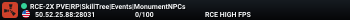 RCE-2X PVE|RP|SkillTree|Events|MonumentNPCs
