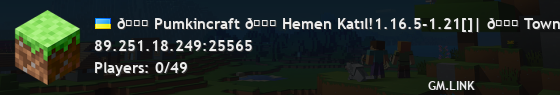 🎃 Pumkincraft 🎃 Hemen Katıl!1.16.5-1.21[]| 🌍 Towny, Market, Etkinlikler ve Daha Fazlası Seni Bekliyor!