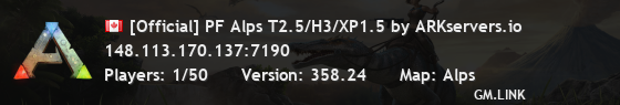 [Official] PF Alps T2.5/H3/XP1.5 by ARKservers.io