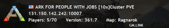 ARK FOR PEOPLE WITH JOBS [10x]Cluster PVE