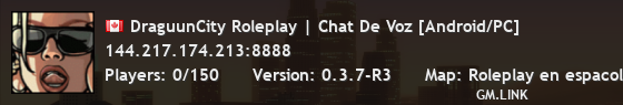 DraguunCity Roleplay | Chat De Voz [Android/PC]