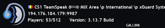 CS1 TeamSpeak 🎮 MiX Area \p International \p xGuard System