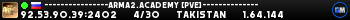 ----------------ARMA2.ACADEMY [PVE]--------------