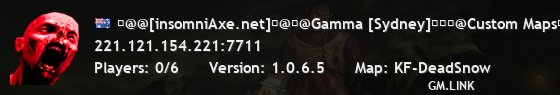 �@@[insomniAxe.net]�@�@Gamma [Sydney]���@Custom Maps�(Hard)