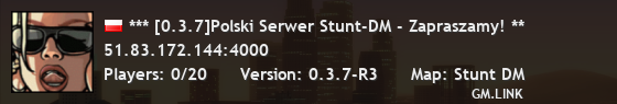*** [0.3.7]Polski Serwer Stunt-DM - Zapraszamy! **