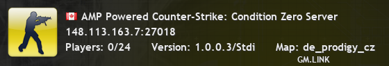 AMP Powered Counter-Strike: Condition Zero Server