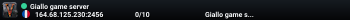 Giallo game server