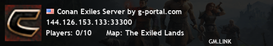 Conan Exiles Server by g-portal.com