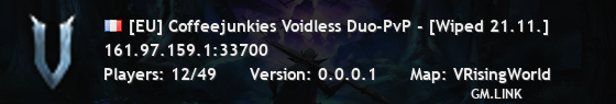 [EU] Coffeejunkies Voidless Duo-PvP - [Wiped 21.11.]