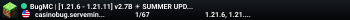 BugMC | [1.21.6 - 1.21.11] v2.6.B ★ NEW FISH ZONES ★ WORLD BORDER