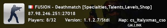 FUSION - Deathmatch [Specialties,Talents,Levels,Shop]