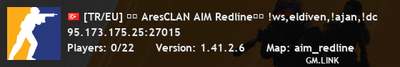 [TR/EU] ☪️ AresCLAN AIM Redline☪️ !ws,eldiven,!ajan,!dc