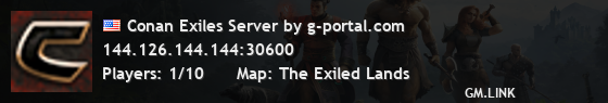 Conan Exiles Server by g-portal.com