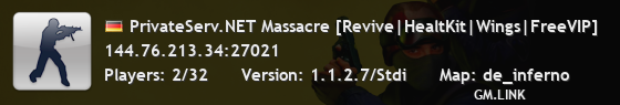 PrivateServ.NET Massacre [Revive|HealtKit|Wings|FreeVIP]