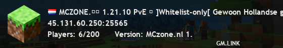 MCZONE.ɴʟ 1.21.10 PvE ✦ ]Whitelist-only[ Gewoon Hollandse gezelligheid! Join nu!