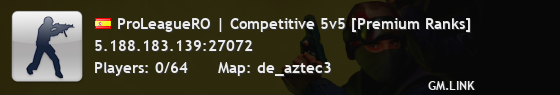 ProLeagueRO | Competitive 5v5 [Premium Ranks]