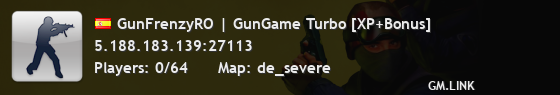 GunFrenzyRO | GunGame Turbo [XP+Bonus]