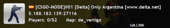 [CSGO-MODE]#01 [Delta] Only Argentina [www.delta.net]