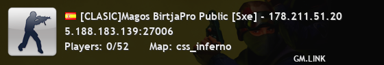 [CLASIC]Magos BirtjaPro Public [Sxe] - 178.211.51.20