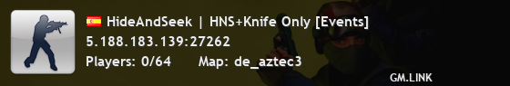 HideAndSeek | HNS+Knife Only [Events]